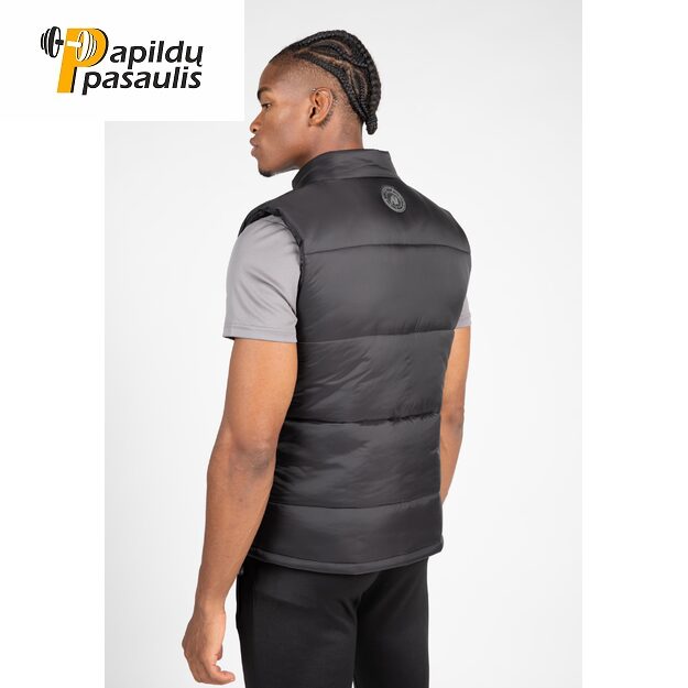 Gorilla Wear Irvine Puffer Vest - Black