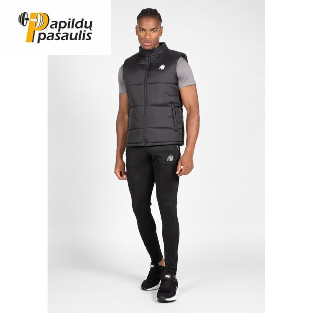 Gorilla Wear Irvine Puffer Vest - Black