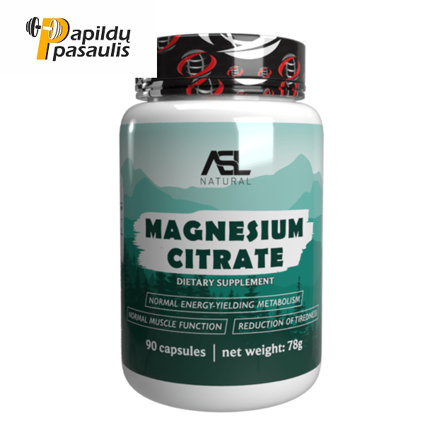 All Sports Labs Magnesium Citrate 90kaps 500 mg