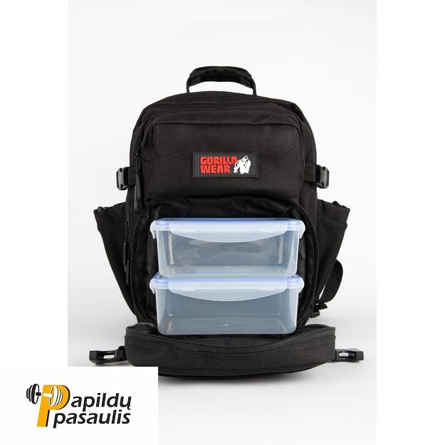 Gorilla Wear Clyde Meal Prep Backpack - Black (maisto tašė-šaltkrepšis)