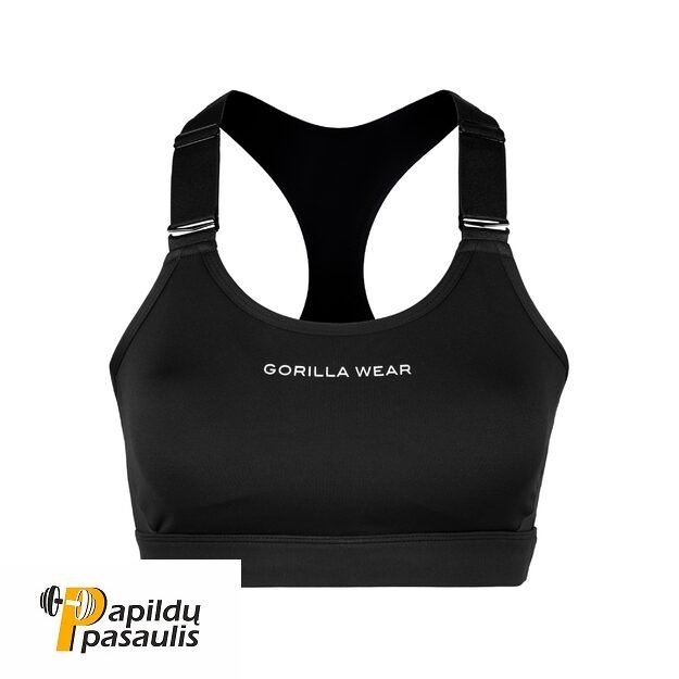 Gorilla Wear Monroe Sports Bra - Black