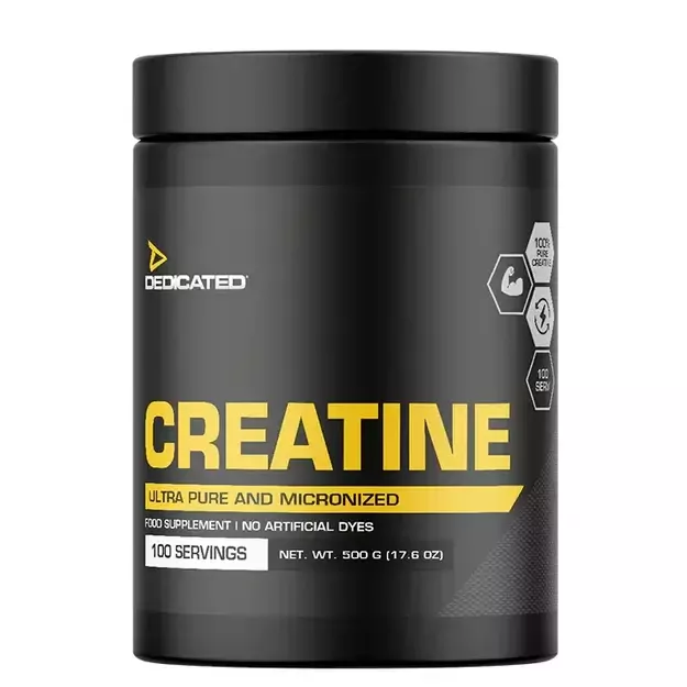 Dedicated Creatine Monohidratas 500g 100% grynas