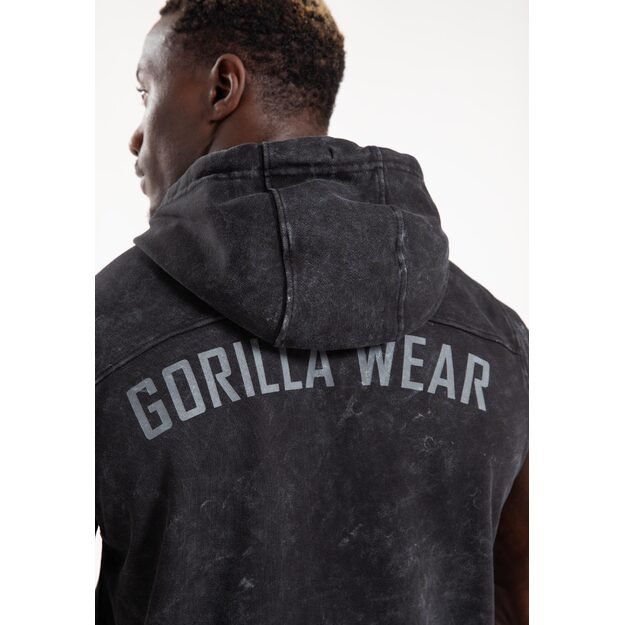 Gorilla Wear Silverdale Sleeveless Hoodie - Black