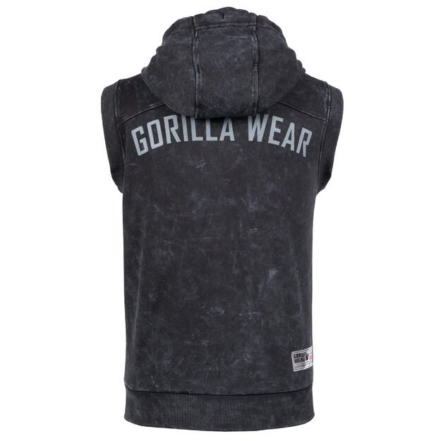 Gorilla Wear Silverdale Sleeveless Hoodie - Black