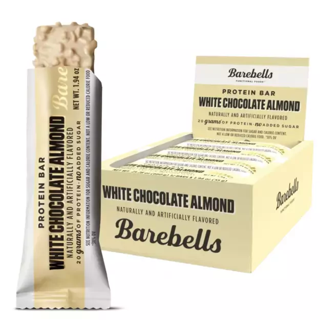 Barebells Protein Bar 55g x12 vnt  White Chocolate Almond