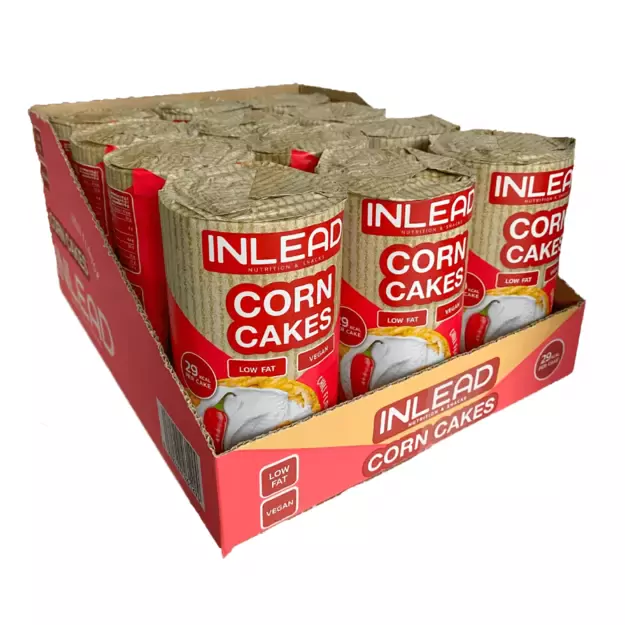 Inlead Corn Cakes 120g kukurūzų trapučiai Chili skonio