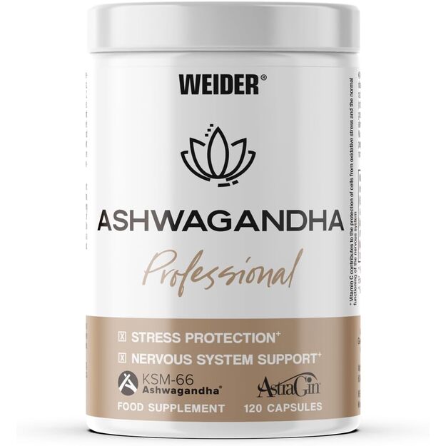 Weider Ashwagandha Profesional 120 kaps