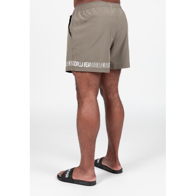 Gorilla Wear Otis Swim Shorts - Army Green maudymosi šortai