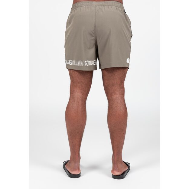 Gorilla Wear Otis Swim Shorts - Army Green maudymosi šortai