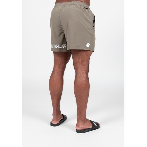 Gorilla Wear Otis Swim Shorts - Army Green maudymosi šortai
