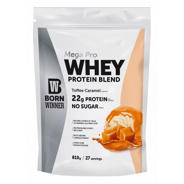 BW Whey Protein 810 g Karamelė