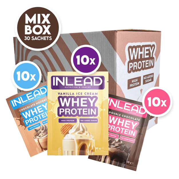 Inlead Whey Protein 30 vnt x 30 gr Mix Box