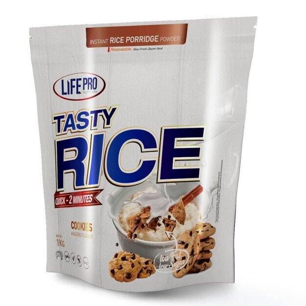 LIFE PRO Cream of Rice 1kg - ryžių košė Cookies