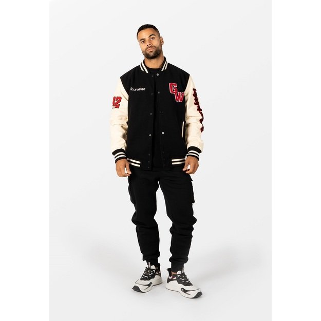 Gorilla Wear Saint Louis Varsity Jacket - Black