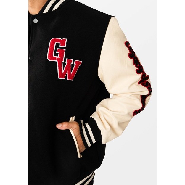 Gorilla Wear Saint Louis Varsity Jacket - Black