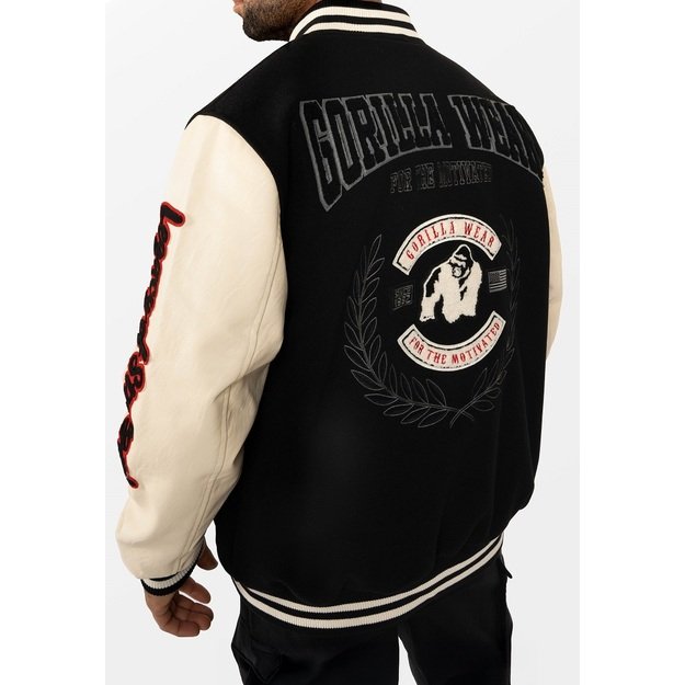 Gorilla Wear Saint Louis Varsity Jacket - Black