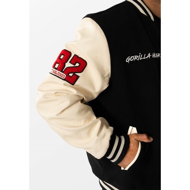 Gorilla Wear Saint Louis Varsity Jacket - Black