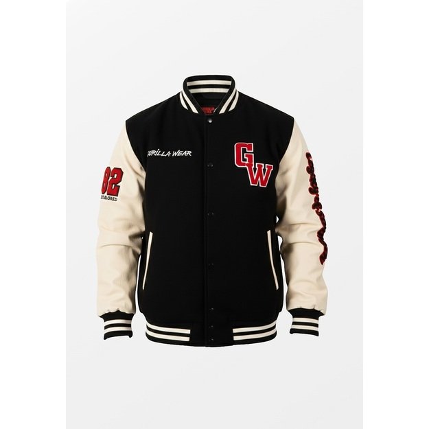 Gorilla Wear Saint Louis Varsity Jacket - Black