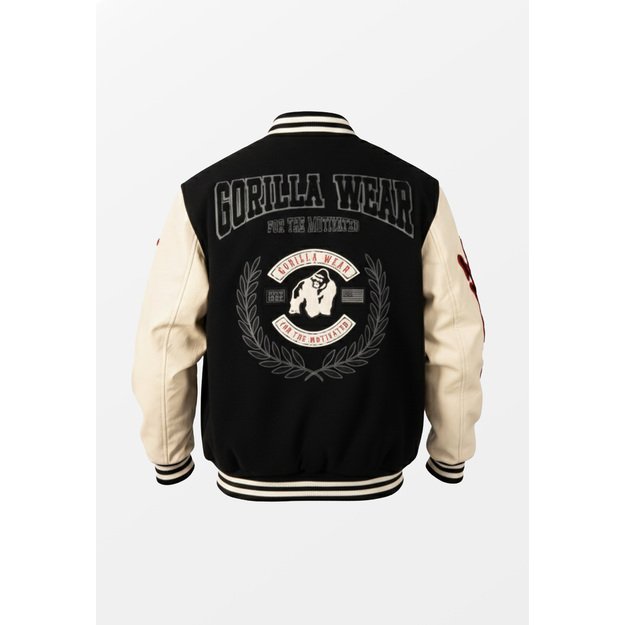 Gorilla Wear Saint Louis Varsity Jacket - Black