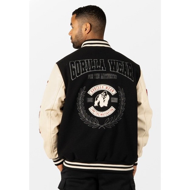 Gorilla Wear Saint Louis Varsity Jacket - Black