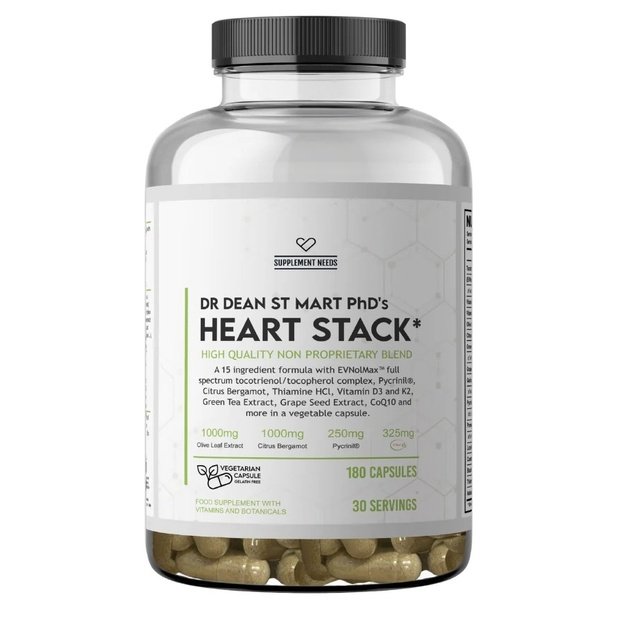Supplement Needs Heart Stack 180 kapsulių