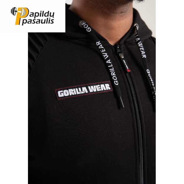 Gorilla Wear Georgia Zipped Hoodie - Black