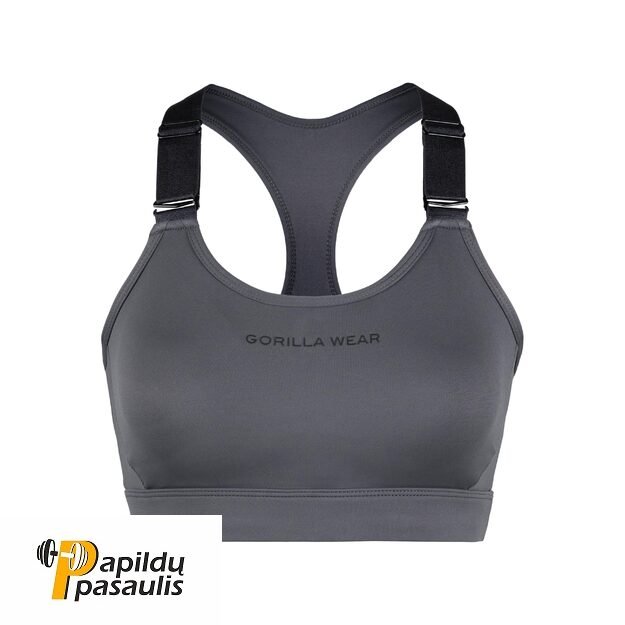 Gorilla Wear Monroe Sports Bra - Gray