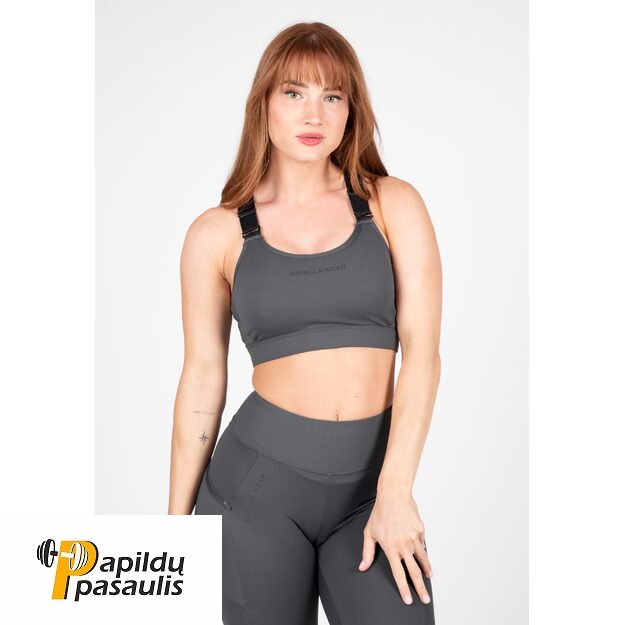 Gorilla Wear Monroe Sports Bra - Gray