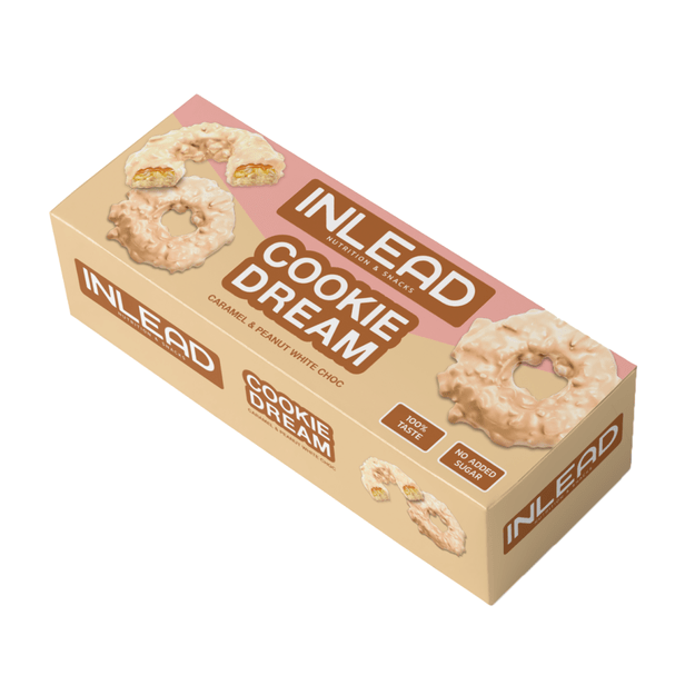 Inlead Cookie Dream Caramel & Peanut 125 g-White Choc