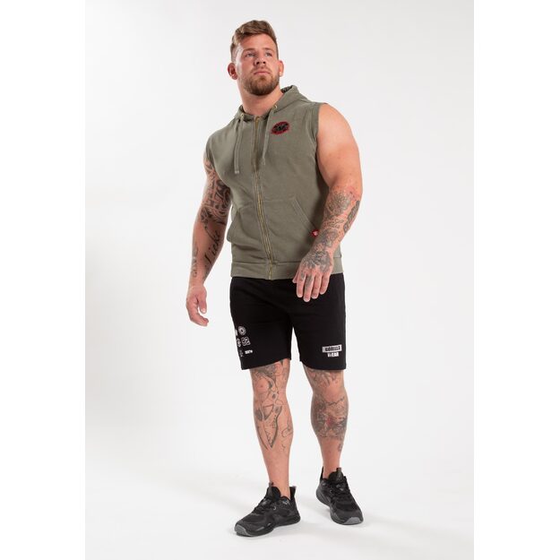 Gorilla Wear Silverdale Sleeveless Hoodie - Army Green