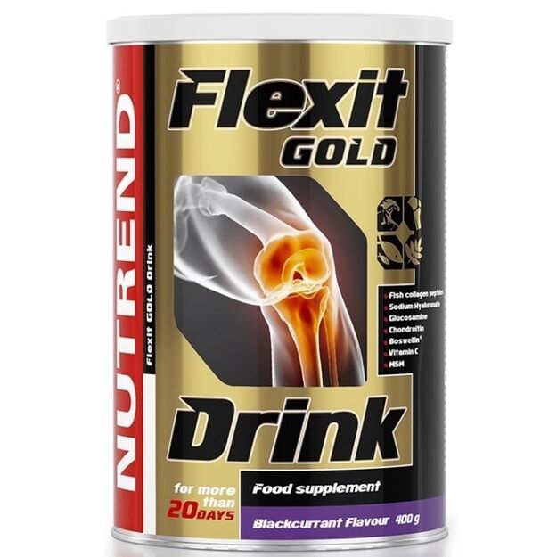 Nutrend Flexit Gold Drink 400g Serbentų