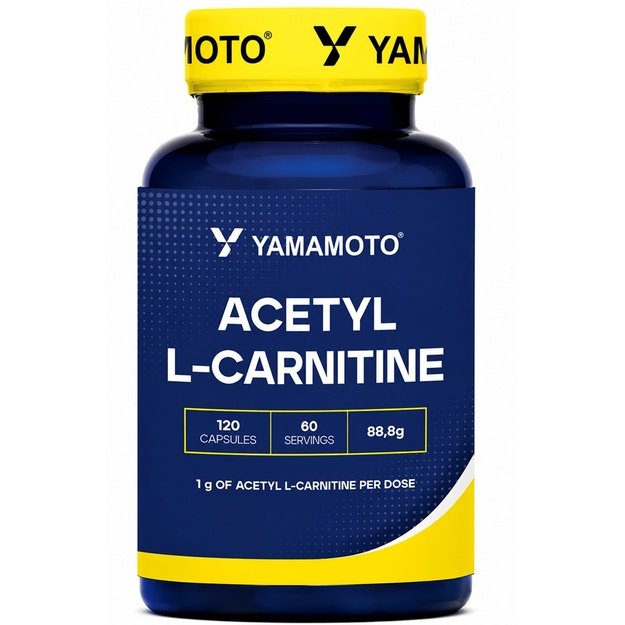 Yamamoto Nutrition Acetyl L-Carnitine 120 kaps