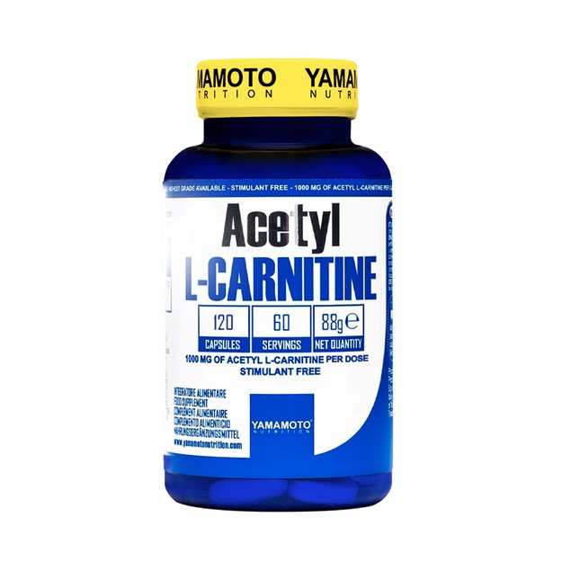 Yamamoto Nutrition Acetyl L-Carnitine 120 kaps