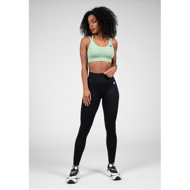 Gorilla Wear Whitney Seamless Sports Bra - Green