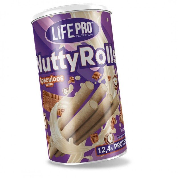 Life Pro Fit Food Nuttyrolls White Speculoos 200g