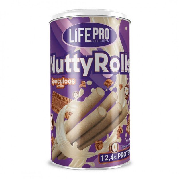 Life Pro Fit Food Nuttyrolls White Speculoos 200g