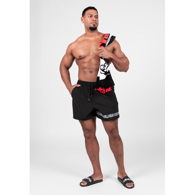 Gorilla Wear Otis Swim Shorts - Black maudymosi šortai