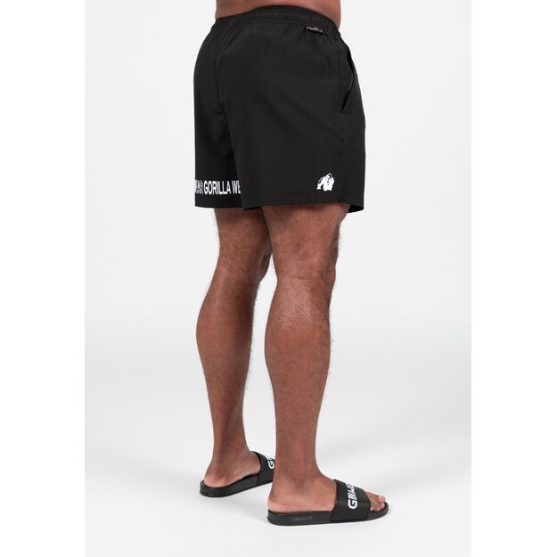 Gorilla Wear Otis Swim Shorts - Black maudymosi šortai