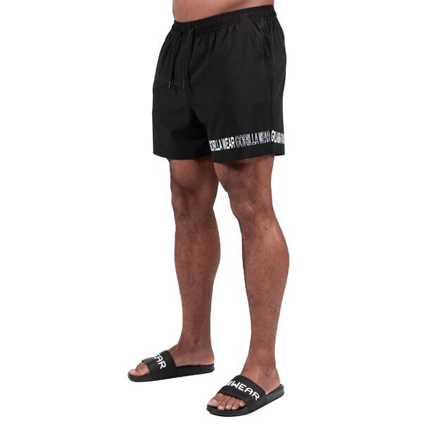 Gorilla Wear Otis Swim Shorts - Black maudymosi šortai