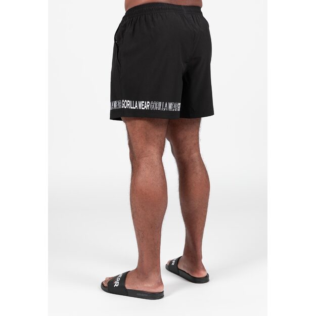 Gorilla Wear Otis Swim Shorts - Black maudymosi šortai