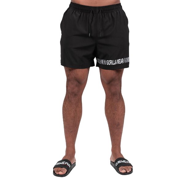 Gorilla Wear Otis Swim Shorts - Black maudymosi šortai