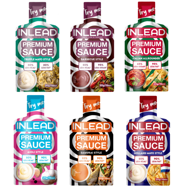 Inlead Premium Sauce Mix BOX 6 skirtingi skoniai
