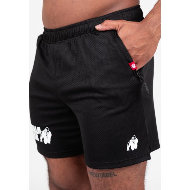 Gorilla Wear Miles Mesh Shorts - Black