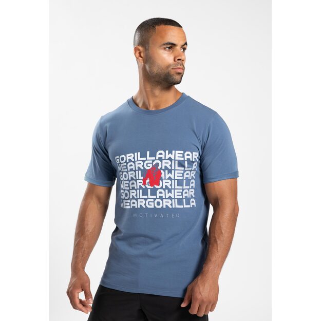 Gorilla Wear Bradley T-Shirt - Coronet Blue
