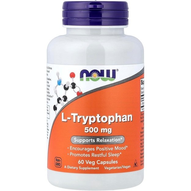 Now Foods L-Tryptophan 500mg 60 v.kaps
