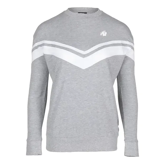 Gorilla Wear Hailey oversized džemperis - pilkai melanžinis