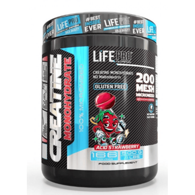 Life Pro Creatine Monohydrate 200 MESH  500 gr. (ultra mikronizuotas)