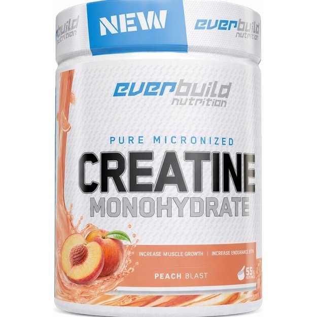 Everbuild Nutrition Creatine Monohydrate 300g Persikų skonio