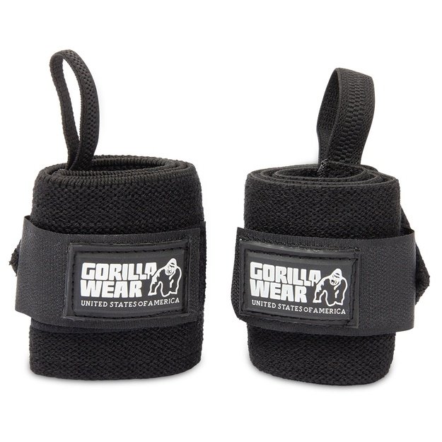 Gorilla Wear Wrist Wraps Basic – Black/White