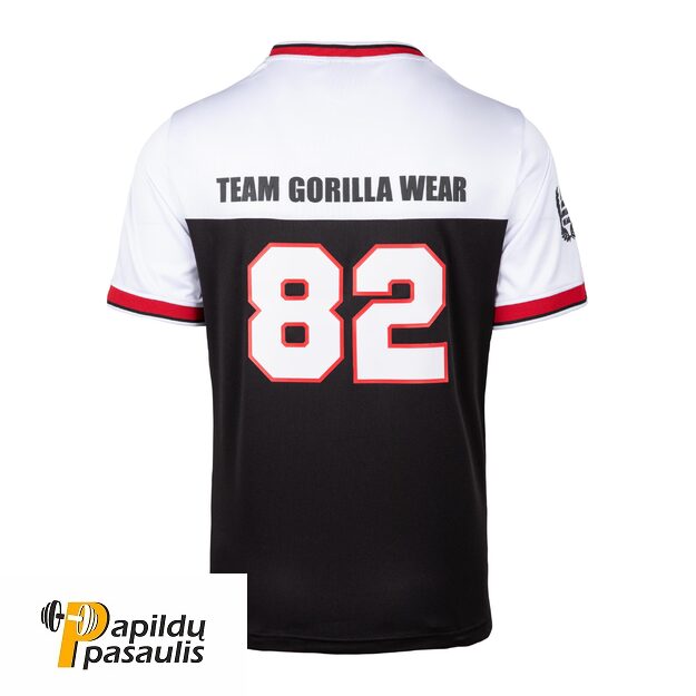 Gorilla Wear Trenton Football Jersey - Black/White